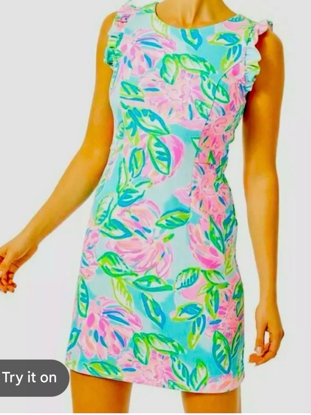 Lilly Pulitzer Carmelisa Multi Totally Blossom Shift Dress - Picture 1 of 9